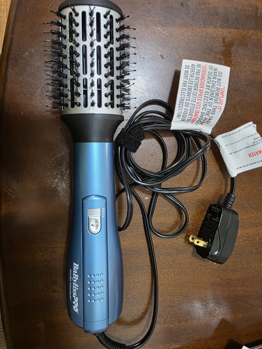 BaBylissPRO Blue Hot Air Round Brush Styler